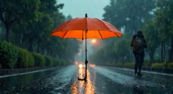 Psychologische Effekte von Regen und Schirm (7/10)