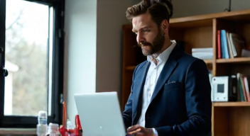 Der Experte für Krisenvorsorge: Dr. Klaus Bauer (40 Jahre)