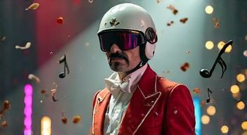 Ein Genie über die kulturelle Wahrnehmung von Skihelmen durch Musik