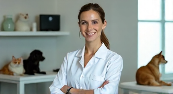 Ich bin Ursula von Einem, Tierärztin und Expertin für Haustiergesundheit