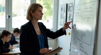 Politik und Sicherheit in Schulen: Mein Name ist Dr. Anna Lindner, Politikwissenschaftlerin (38 Jahre) (8/10)