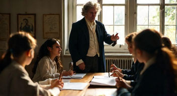 Rolle der Musik in der Schulbildung: Mein Name ist Ludwig van Beethoven, Komponist (1770-1827) (9/10)