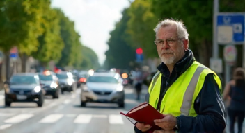 Sichtbarkeit im Straßenverkehr: Mein Name ist Prof. Dr. Klaus Richter, Sicherheitsforscher (58 Jahre) (3/10)