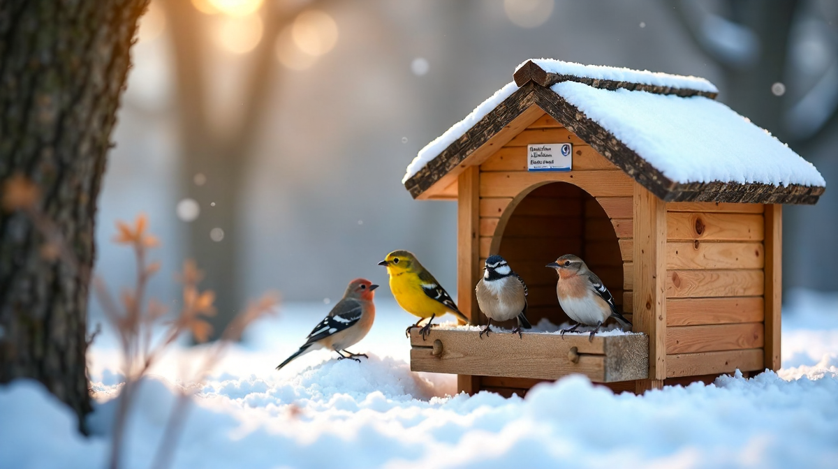 Vogelgrippe und Futterhäuschen: Hygiene, Sicherheit und Artenvielfalt